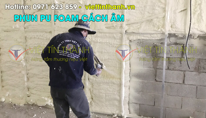 Thi Công Phun Pu Foam Cách Âm